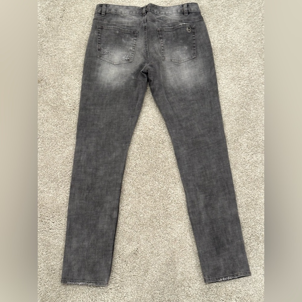 Michael Kors faded black denim jeans